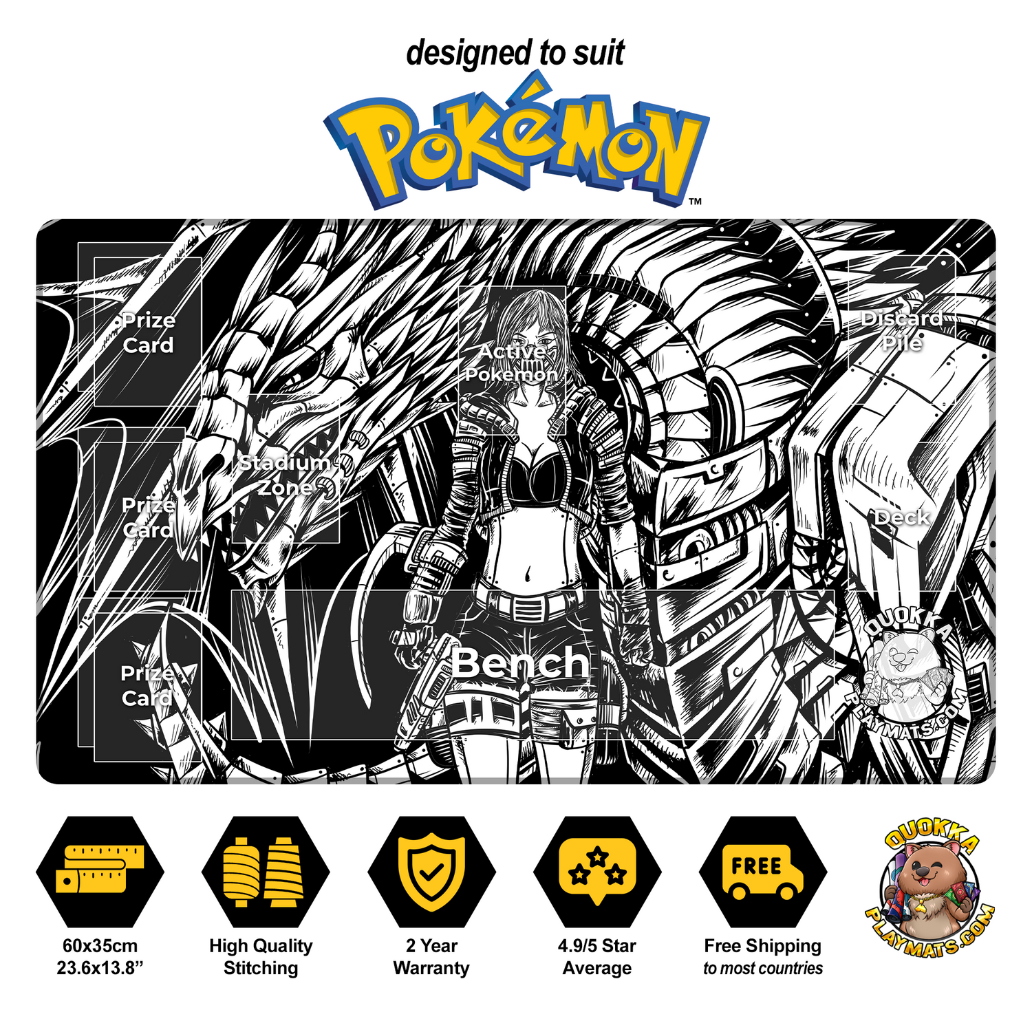 TCG Playmats - Designed to suit Pokémon Trading Card Game