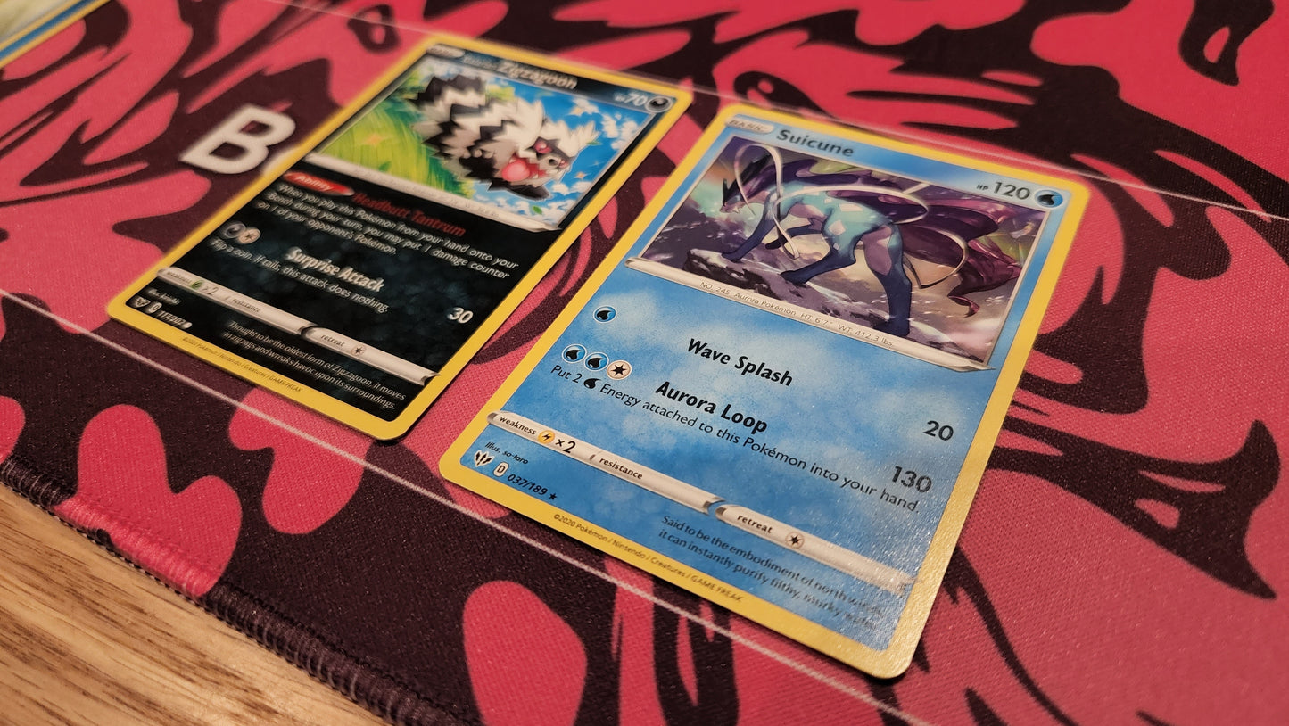 Purple Swirl Design - Pokémon Quokka TCG Playmat