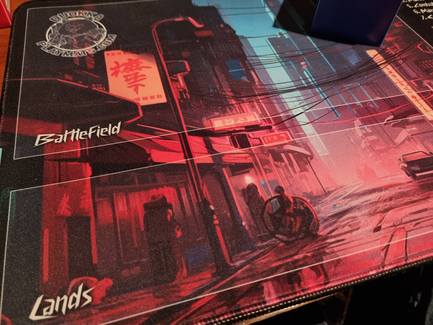 Cyberpunk City Design - Pokémon Quokka TCG Playmat