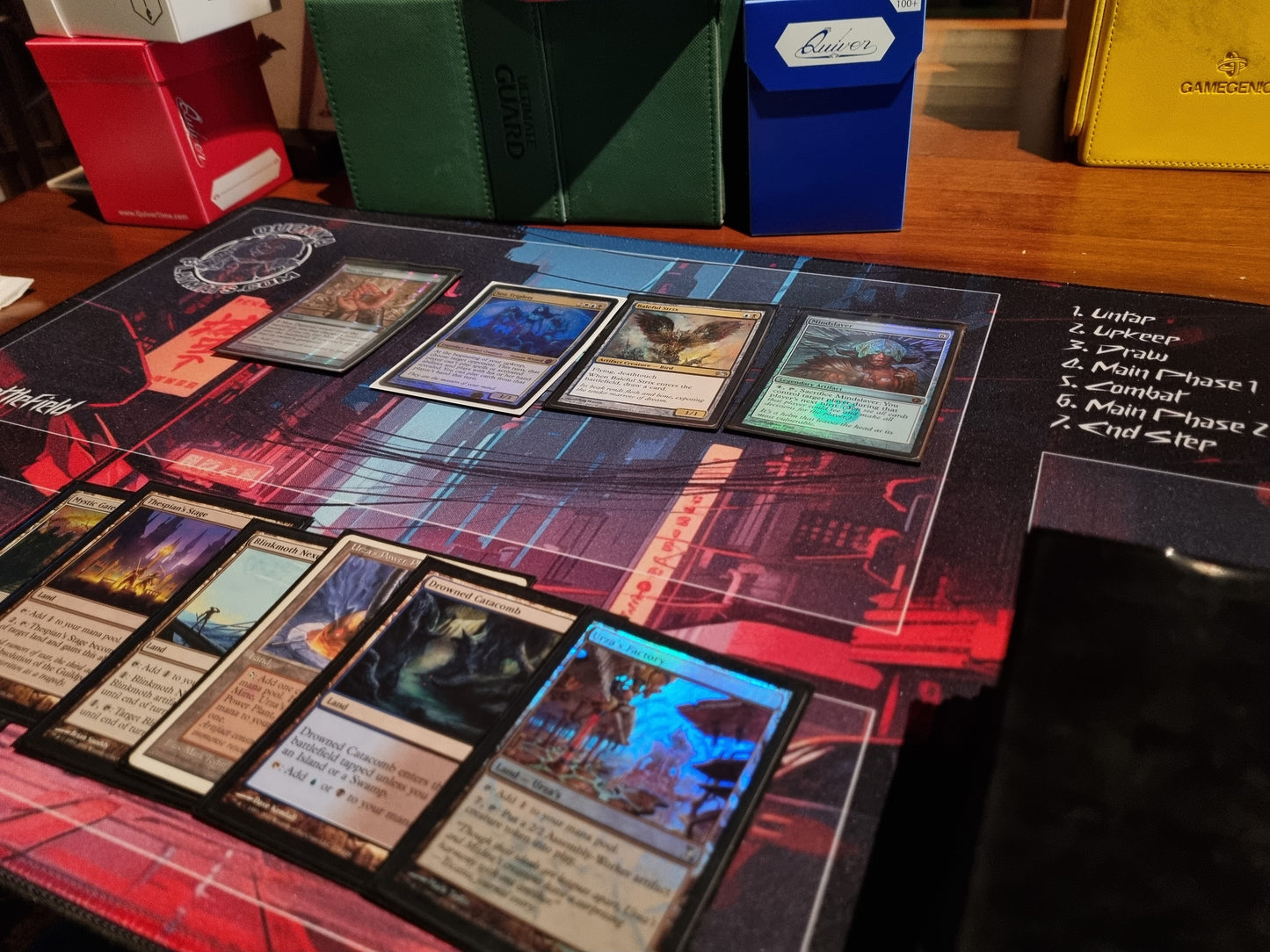 Cyberpunk City Design - Quokka TCG Playmat