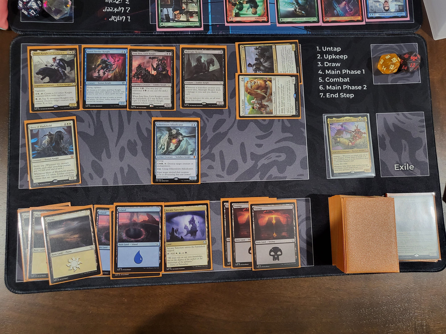 Black Swirl Design - One Piece Quokka TCG Playmat