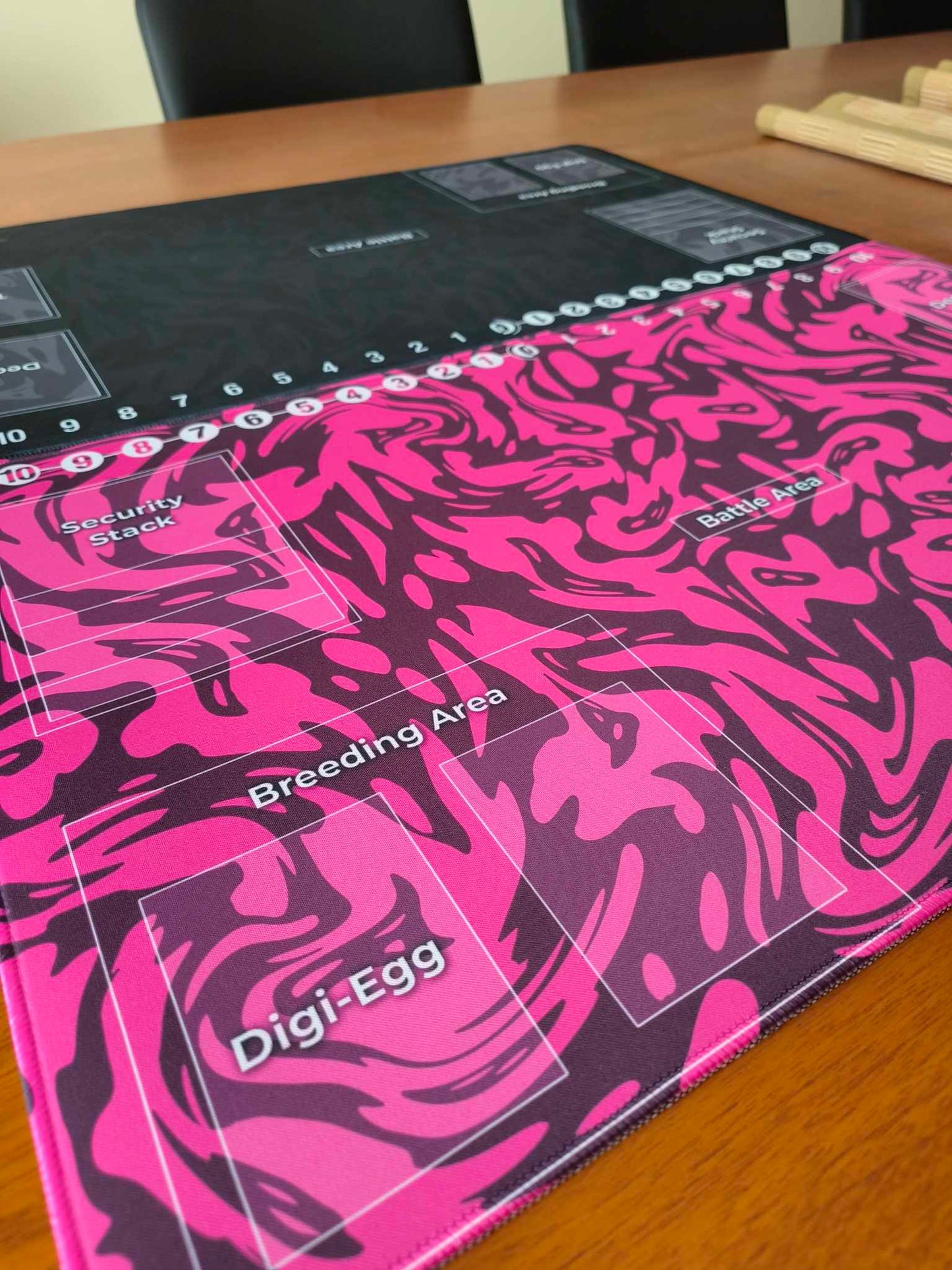 Purple Swirl Design - Magic: The Gathering Quokka TCG Playmat