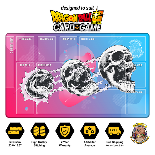 3 Skulls Design - Dragon Ball Super Quokka TCG Playmat