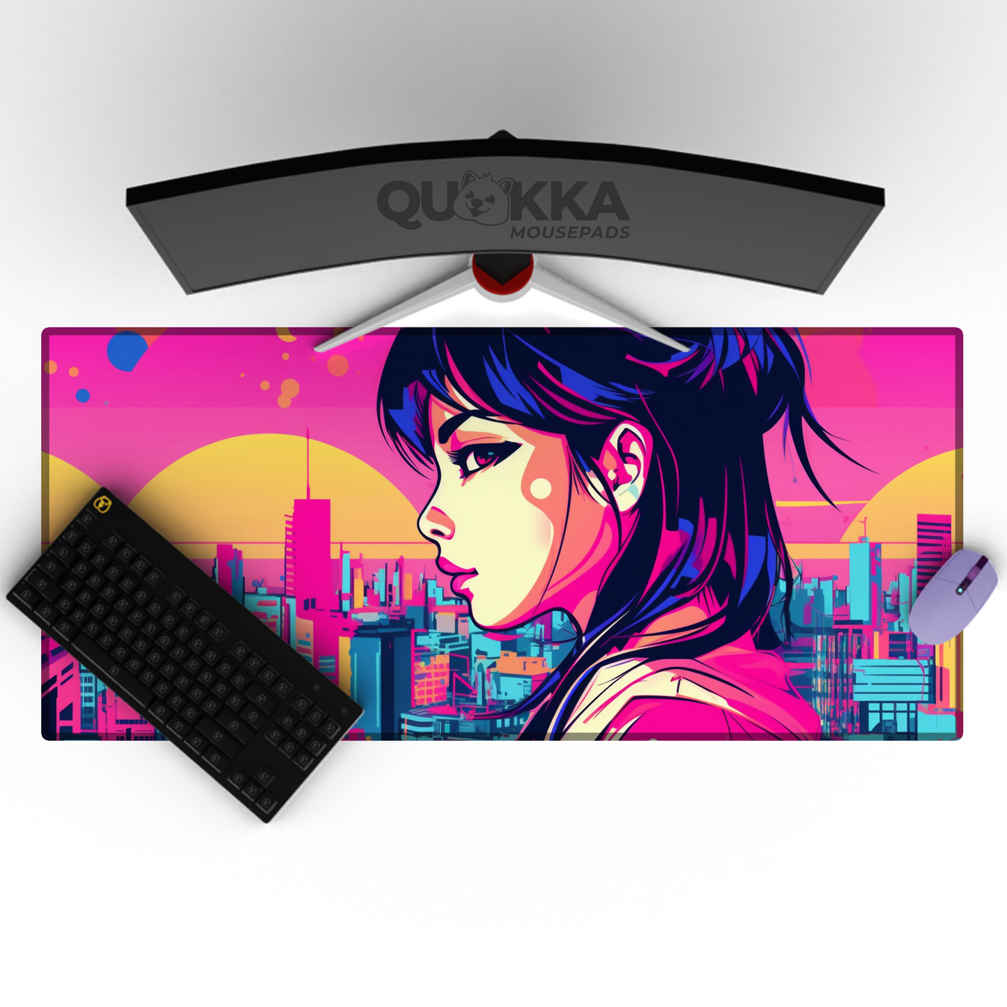 Japanese Vaporwave Pop Art Design Mousepad Deskmat