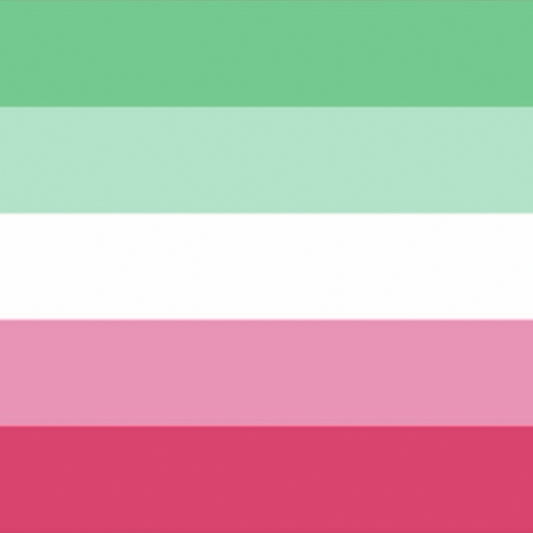 Abrosexual Flag Design Mousepad Deskmat