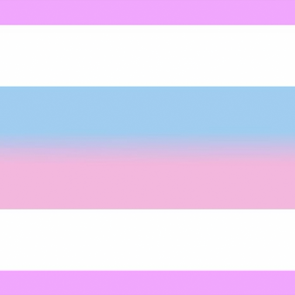 Bigender Pride Flag Design Mousepad Deskmat