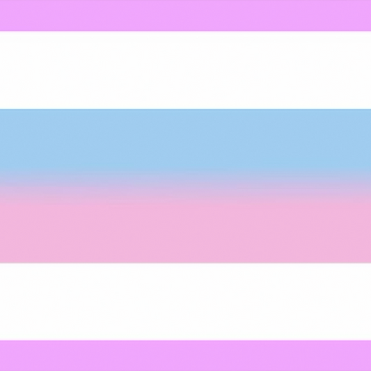 Bigender Pride Flag Design Mousepad Deskmat