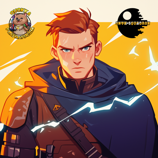 "Spark of Rebellion" Cal Kestis Deskmat Playmat Mousepad