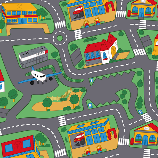 Kids Car Playmat from Childhood Design Mousepad Deskmat