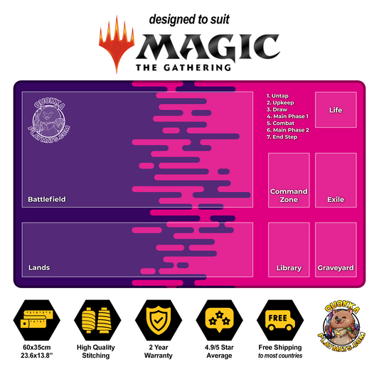 Colour Lines Design - Magic: The Gathering Quokka TCG Playmat