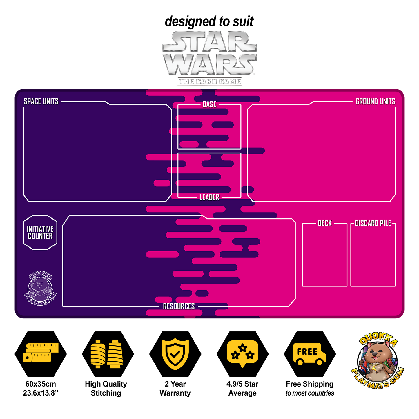 Colour Lines Design - Star Wars: Unlimited Quokka TCG Playmat