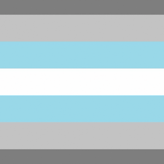 Demiboy Pride Flag Design Mousepad Deskmat