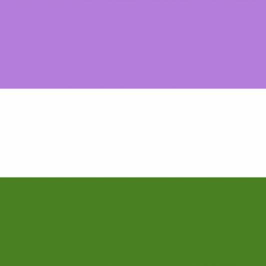 Gender Queer Pride Flag Design Mousepad Deskmat