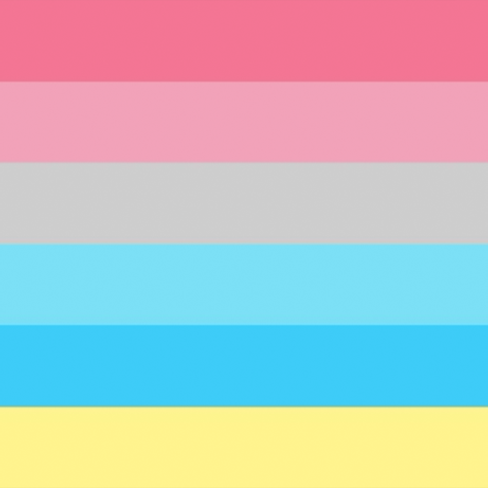 Genderflux Pride Flag Design Mousepad Deskmat