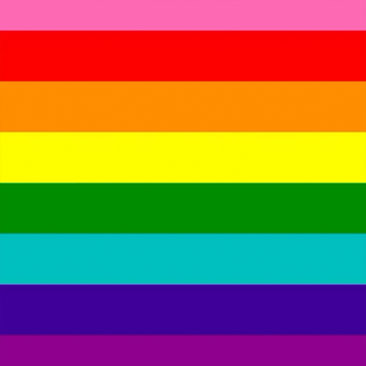 Gilbert Baker Pride Flag Design Mousepad Deskmat