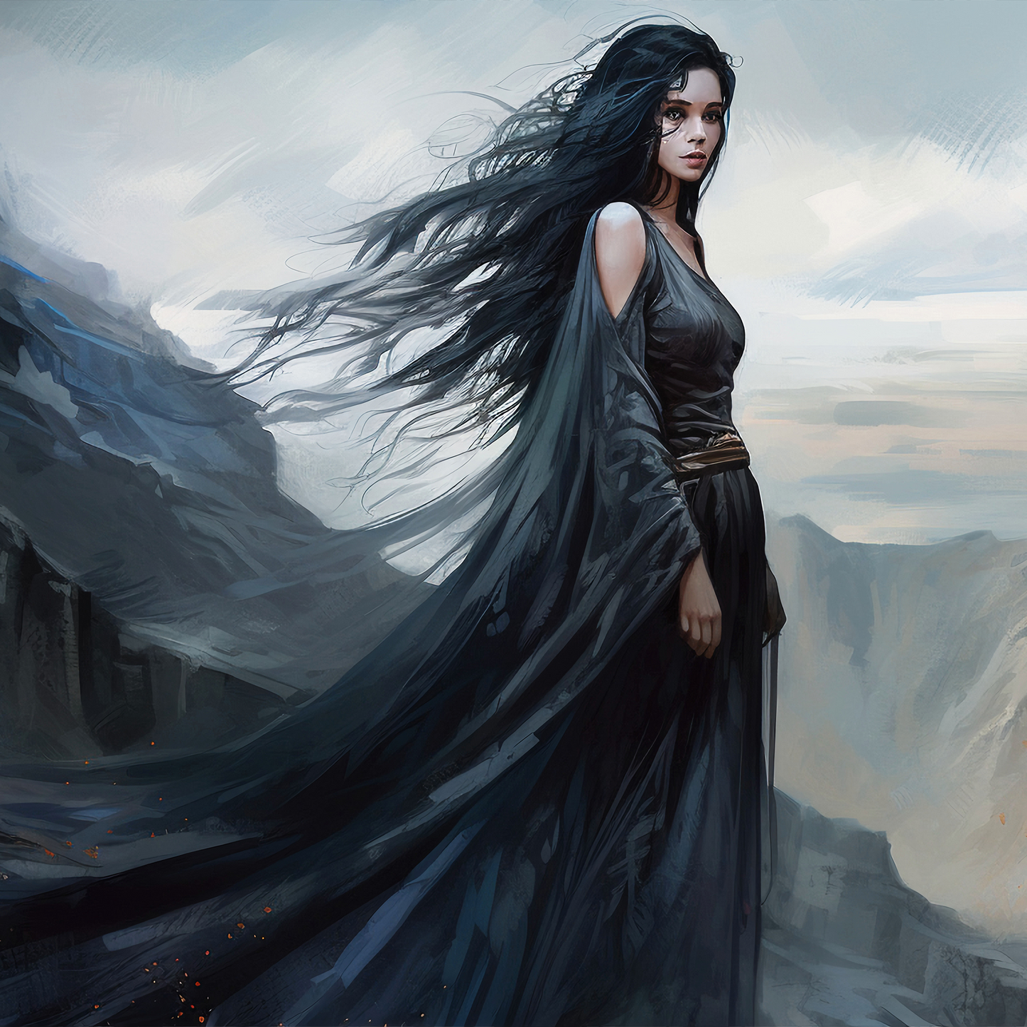 Lady of the Abyss Design Mousepad Deskmat