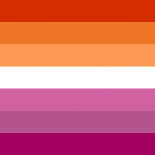 Lesbian Flag Design Mousepad Deskmat