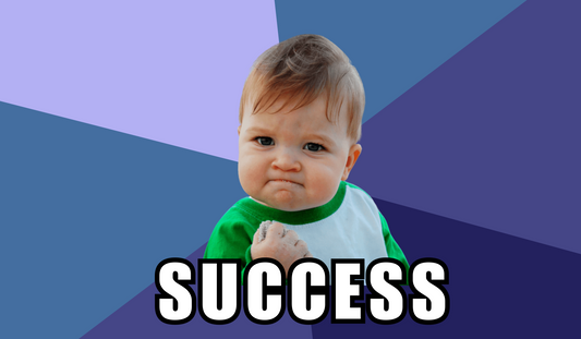Success Kid Meme Deskmat Playmat Mousepad