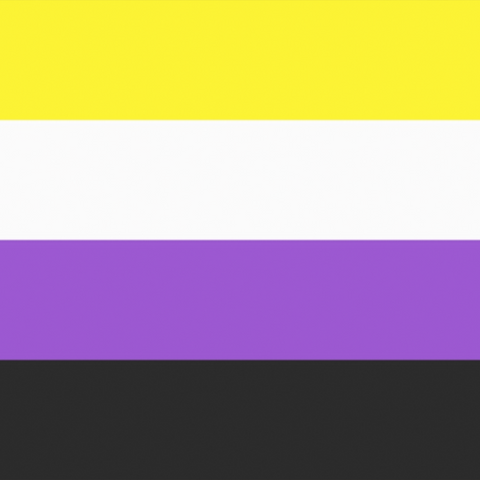 Nonbinary Flag Design Mousepad Deskmat