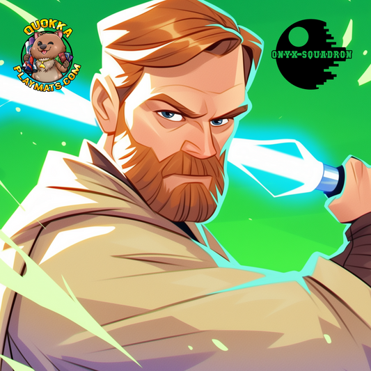 "Calm Within the Storm" Obi-Wan Kenobi Deskmat Playmat Mousepad