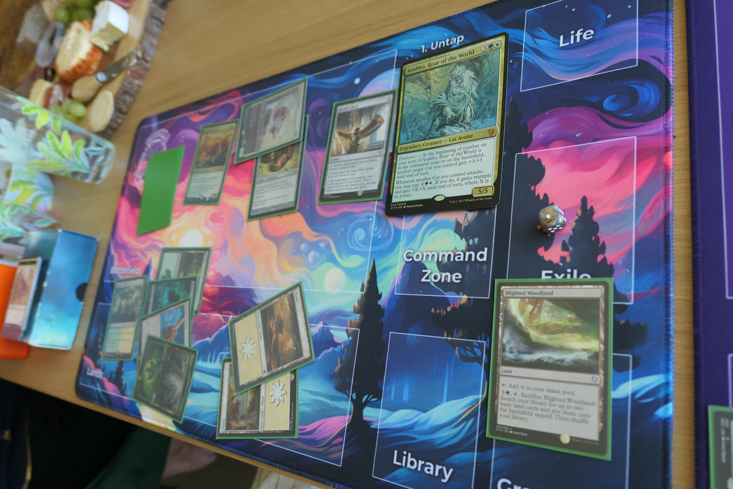 Artistic Landscape Design - One Piece Quokka TCG Playmat
