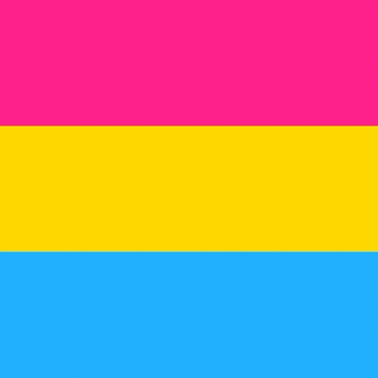 Pansexual Flag Design Mousepad Deskmat