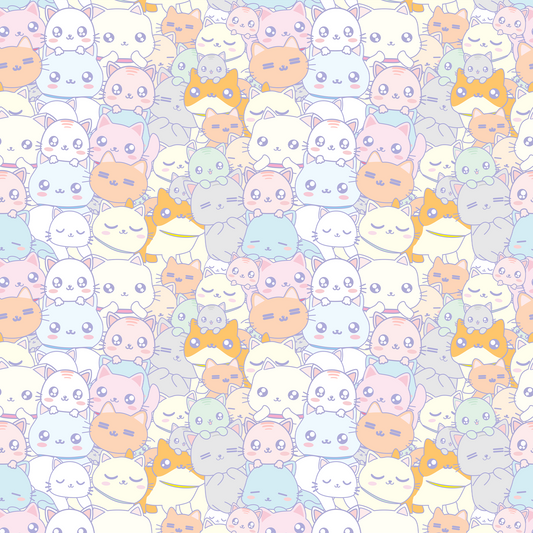 Cute Kitten Pattern Design Mousepad Deskmat