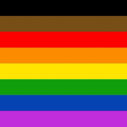 Philadelphia Pride Flag Design Mousepad Deskmat
