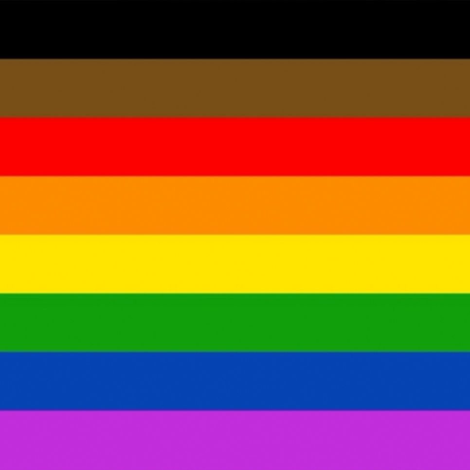 Philadelphia Pride Flag Design Mousepad Deskmat