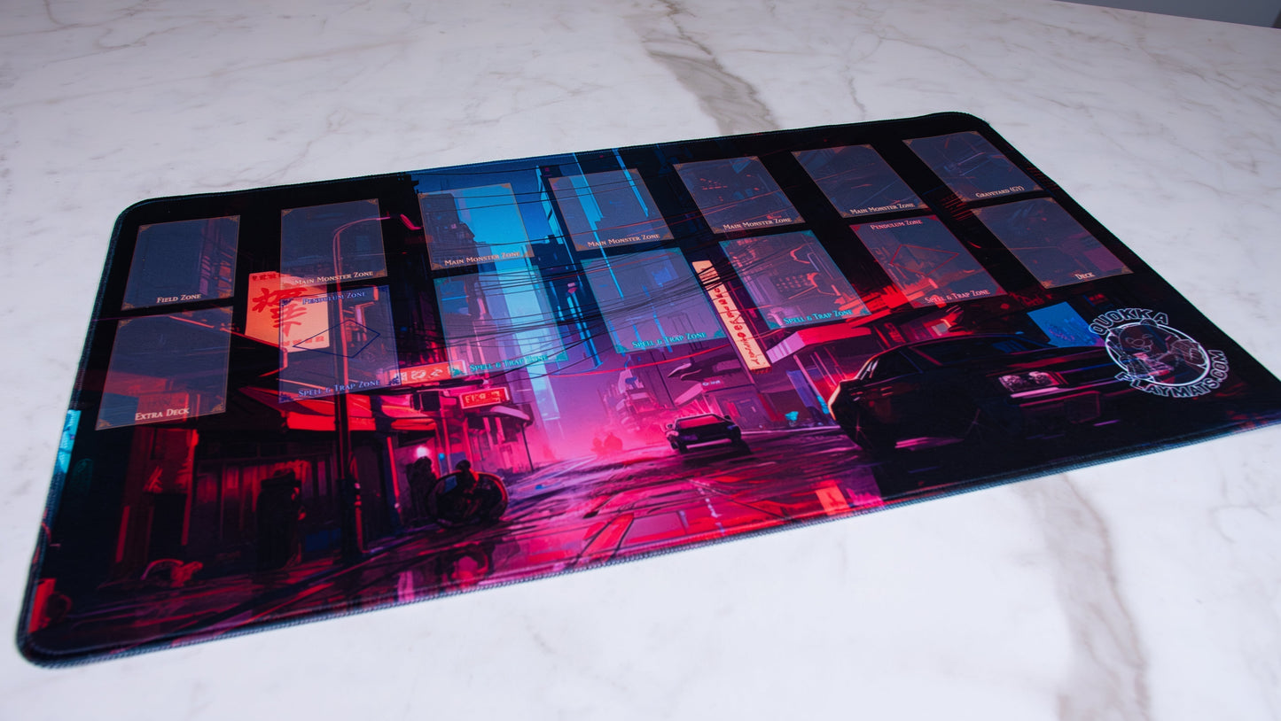 Cyberpunk City Design - Star Wars: Unlimited Quokka TCG Playmat