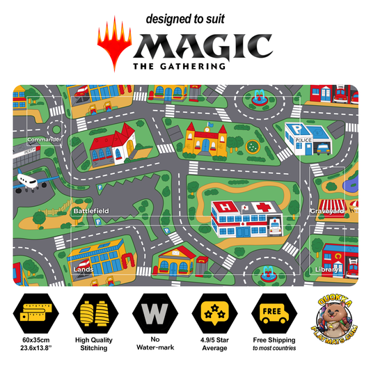 Kids Car Town - meme TCG Playmat