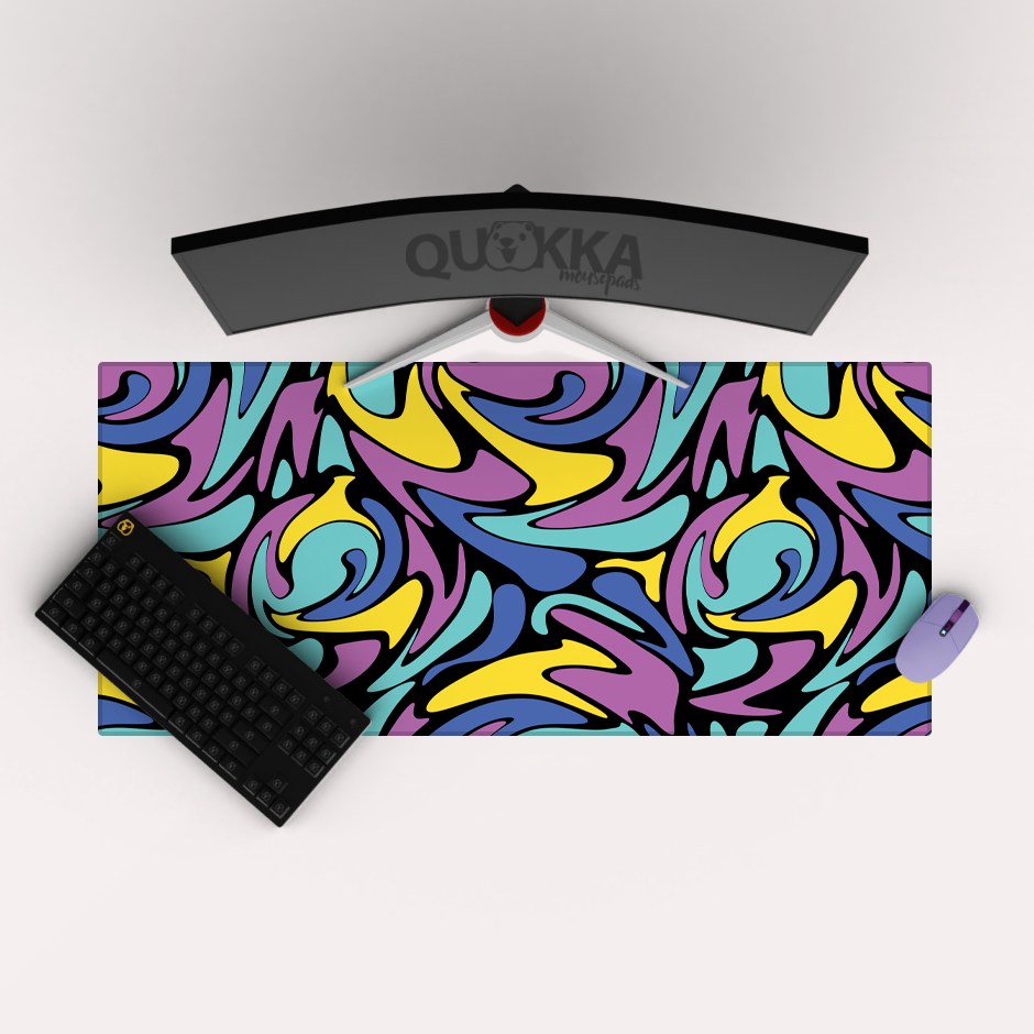 Colourful Blobs Mousepad Deskmat
