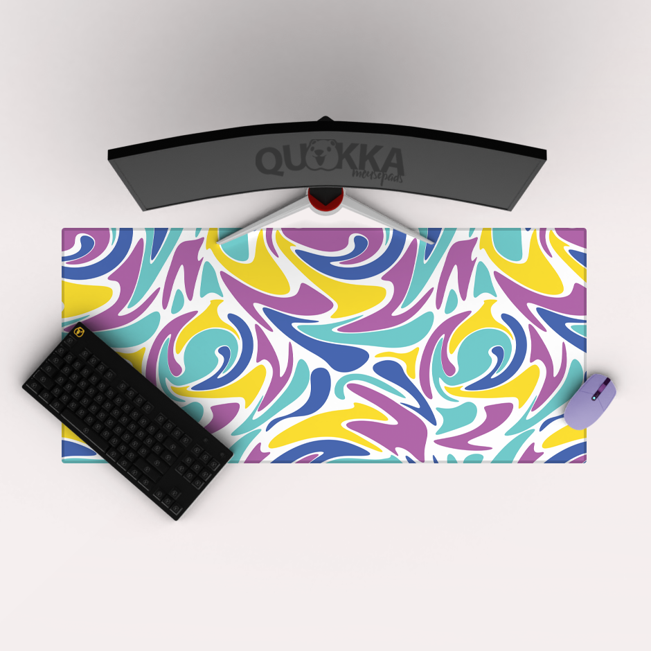 Colourful Blobs Mousepad Deskmat