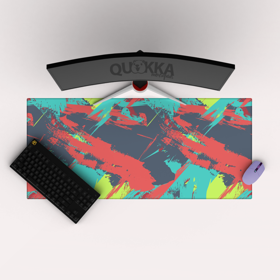 Grunge Retro Texture Mousepad Deskmat