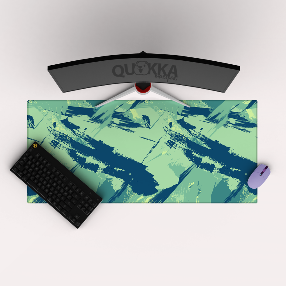 Grunge Retro Texture Mousepad Deskmat