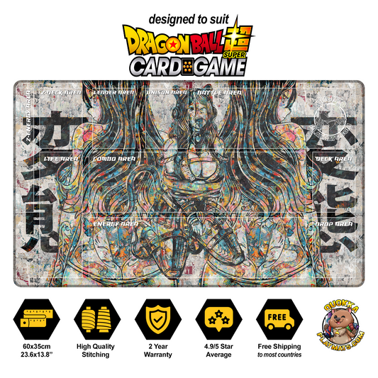 Anime Girls Artistic Design - Dragon Ball Super Quokka TCG Playmat