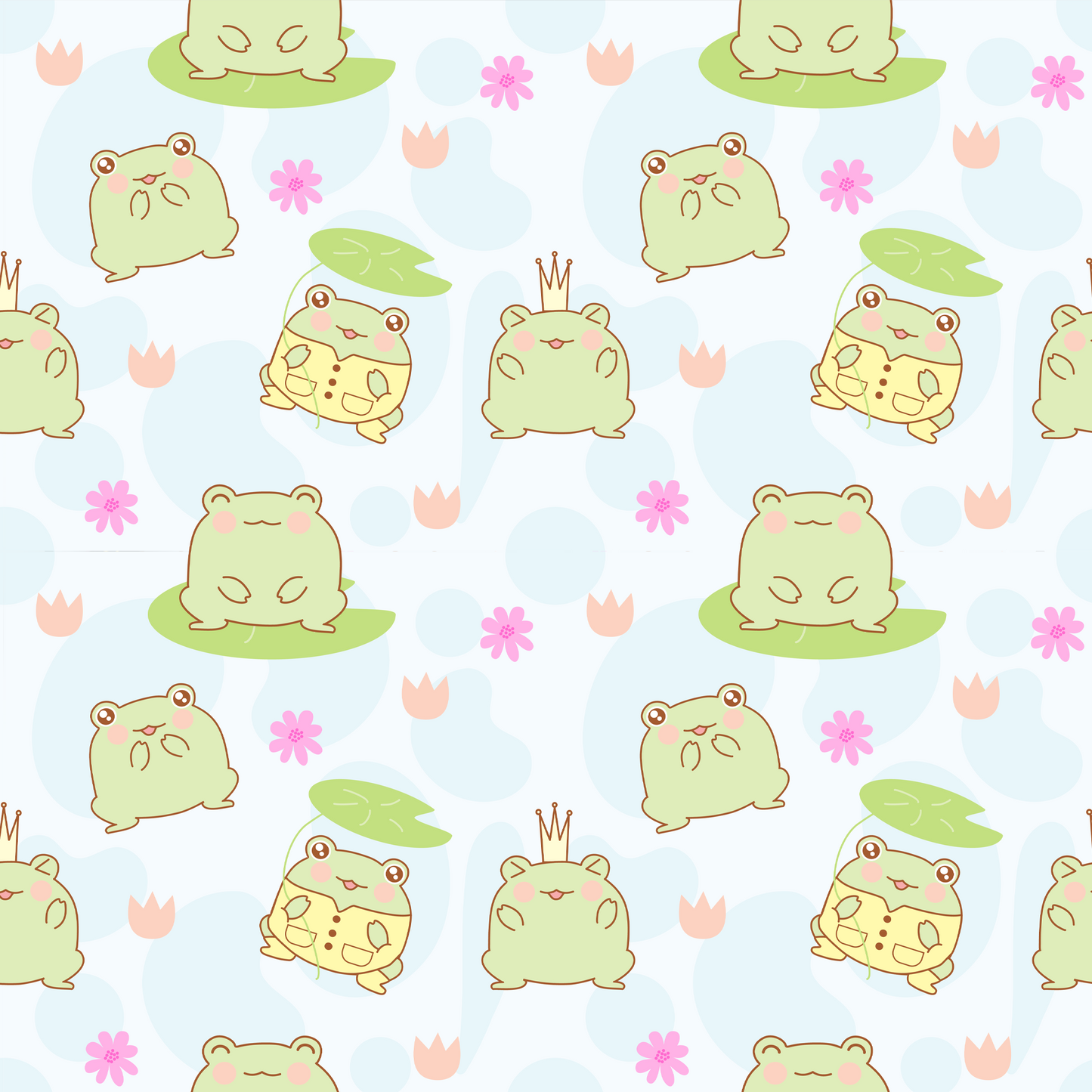 Cute Little Frogs Design Mousepad Deskmat