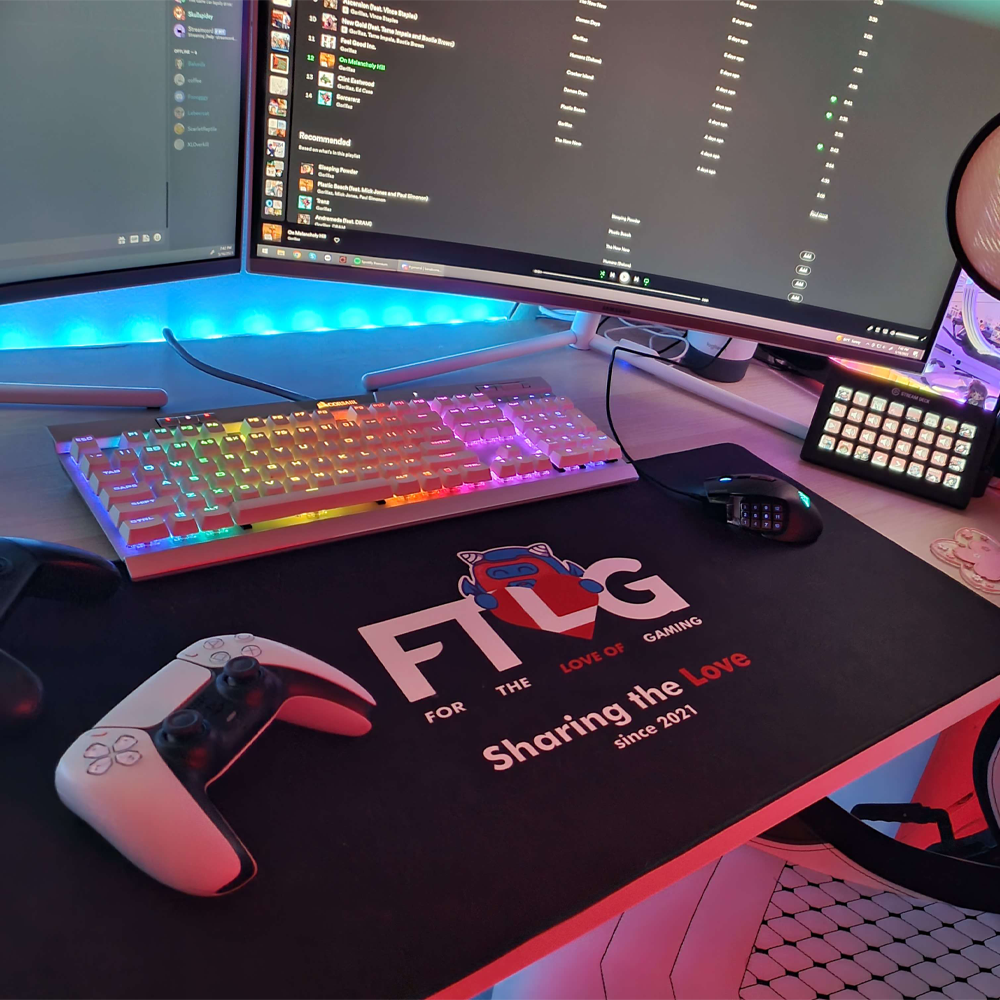 For the Love of Gaming Mousepad Deskmat