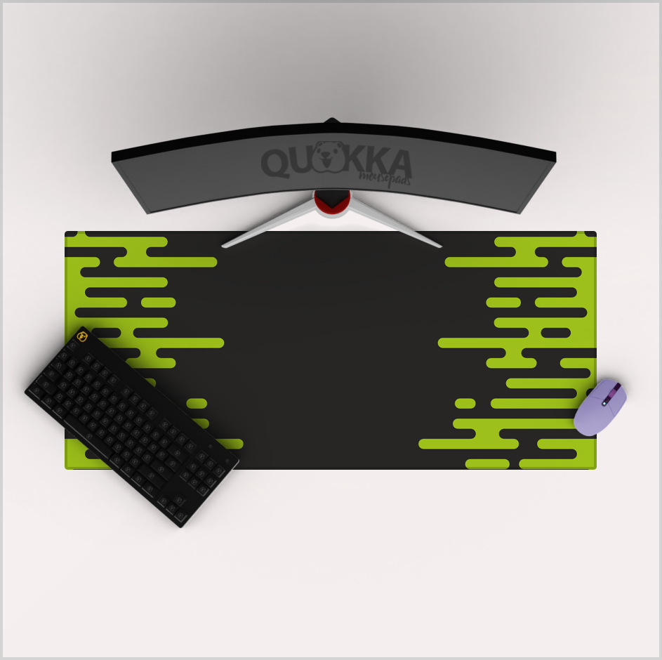 Irregular Rounded Lines Mousepad Deskmat