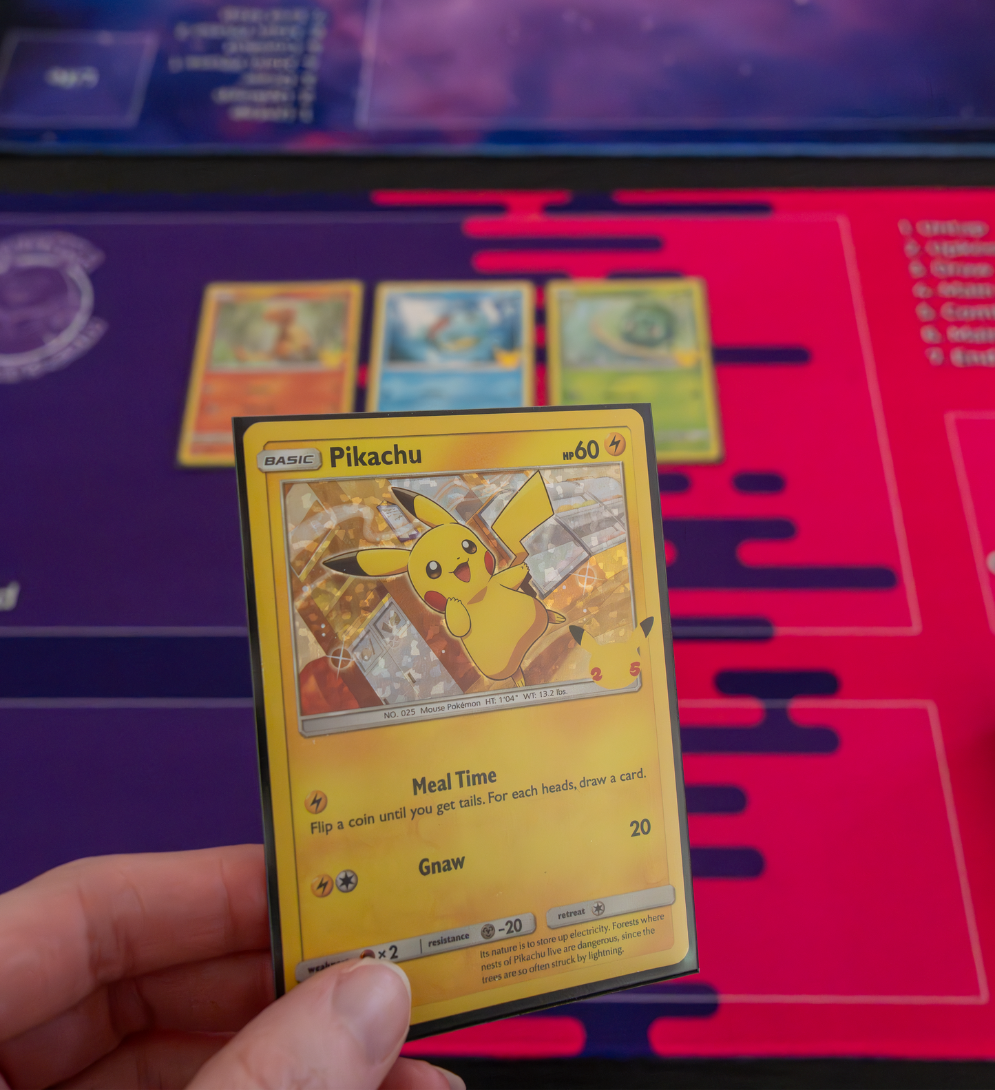 Colour Lines Design - Pokémon Quokka TCG Playmat