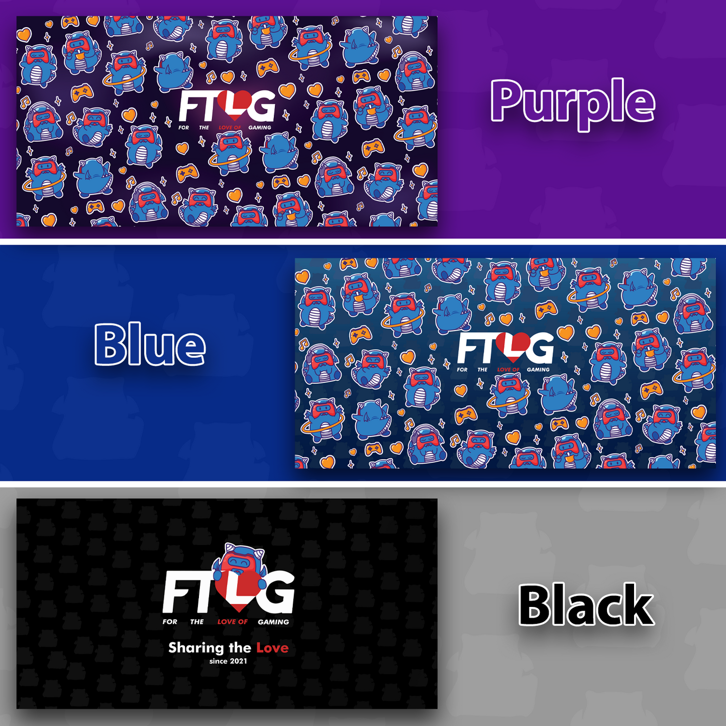 For the Love of Gaming Mousepad Deskmat