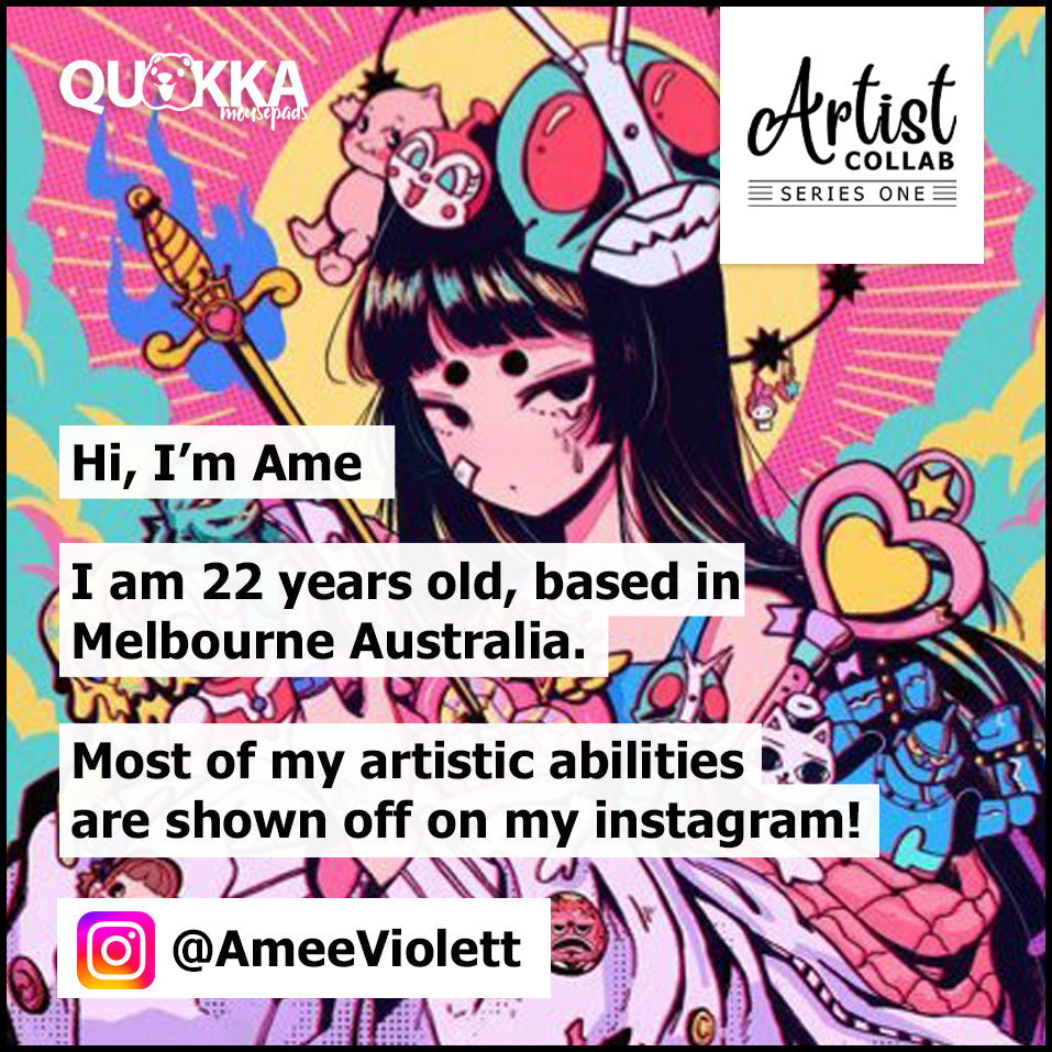 Japanese Sakura Cherry Blossoms Design Mousepad (Pink) | Artist Collab x Ame