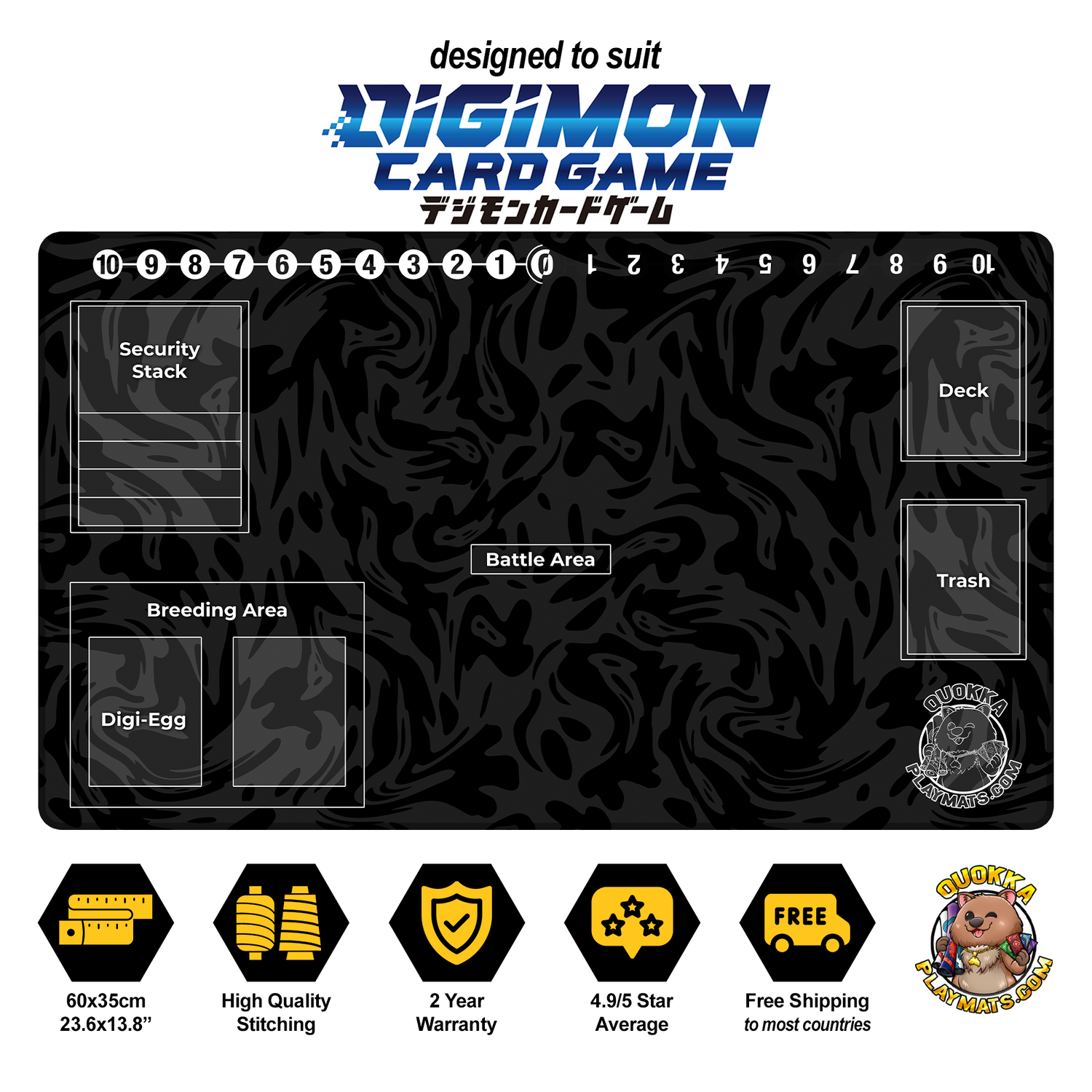 TCG Playmats - Designed to suit Digimon