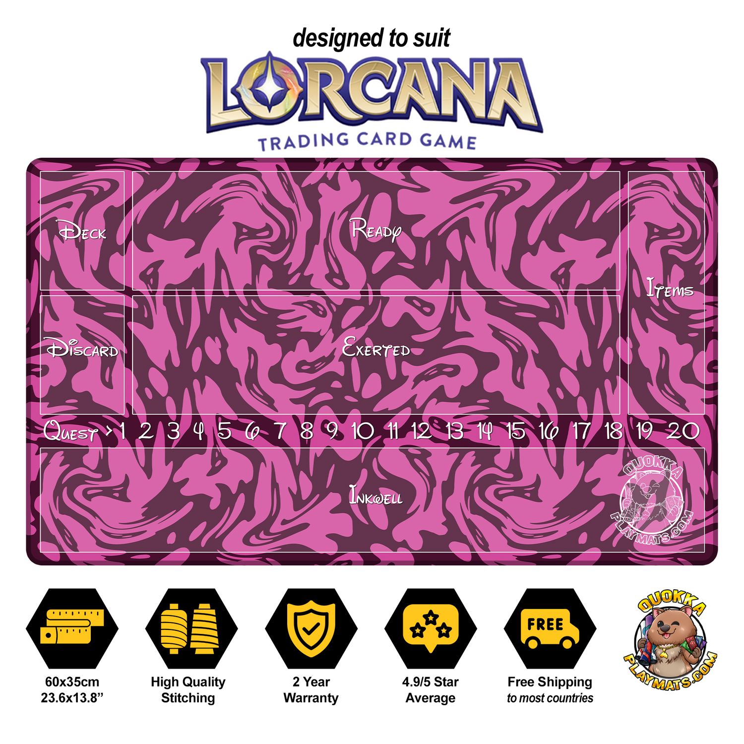 TCG Playmats - Designed to suit Lorcana