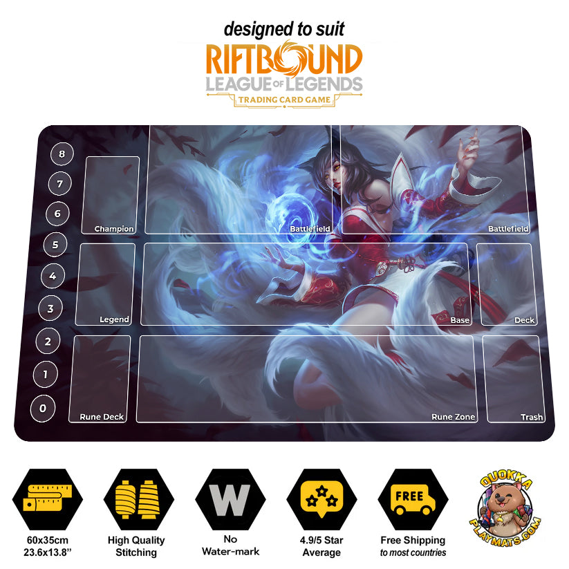 Ahri Design - Riftbound Quokka TCG Playmat