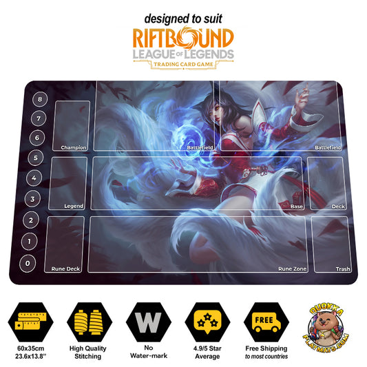 Ahri Design - Riftbound Quokka TCG Playmat