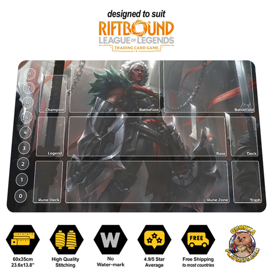 Ambessa - Riftbound Quokka TCG Playmat