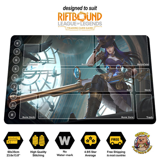 Caitlyn Design - Riftbound Quokka TCG Playmat