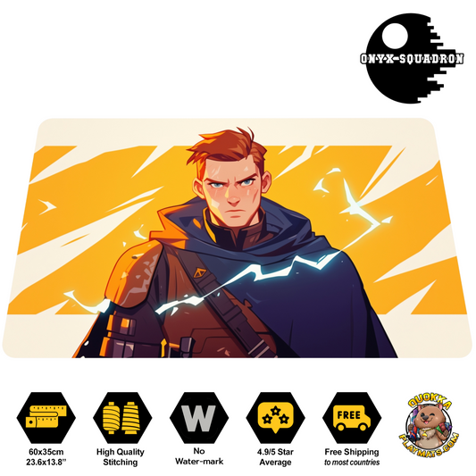 "Spark of Rebellion" Cal Kestis Deskmat Playmat Mousepad