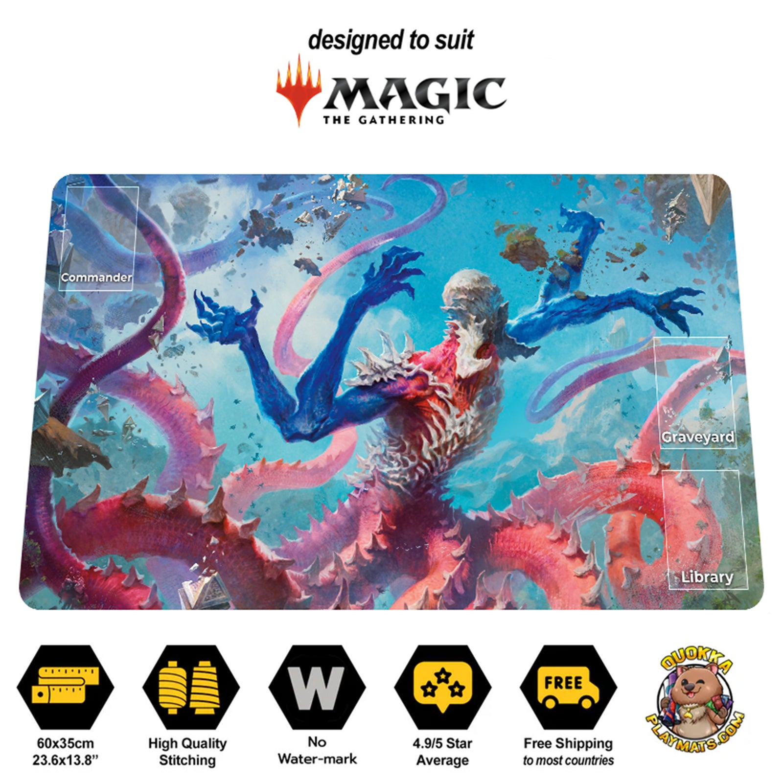 Calamity of Titans -  Magic: The Gathering TCG Playmat